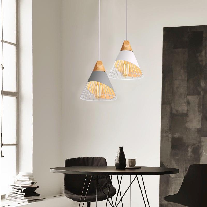 Nordic Wooden Pendant Lamp