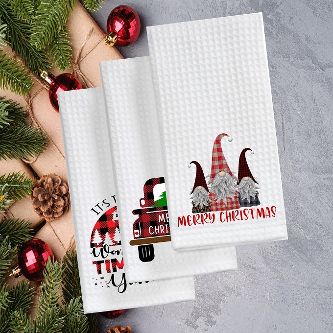 Festive Christmas Kitchen Towels