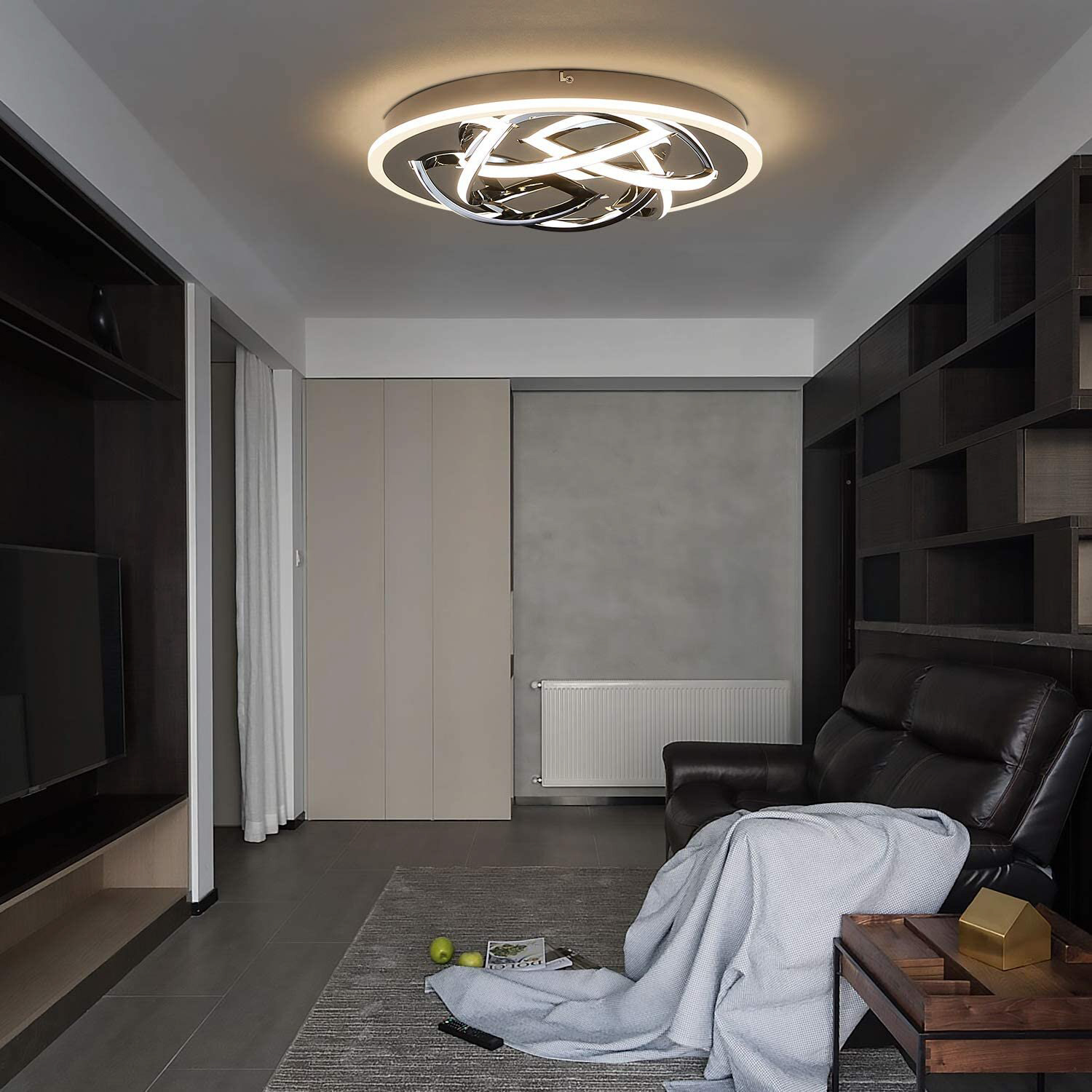 Bringing Elegance and Brightness to Your Space: The White Flush Ceiling Light
