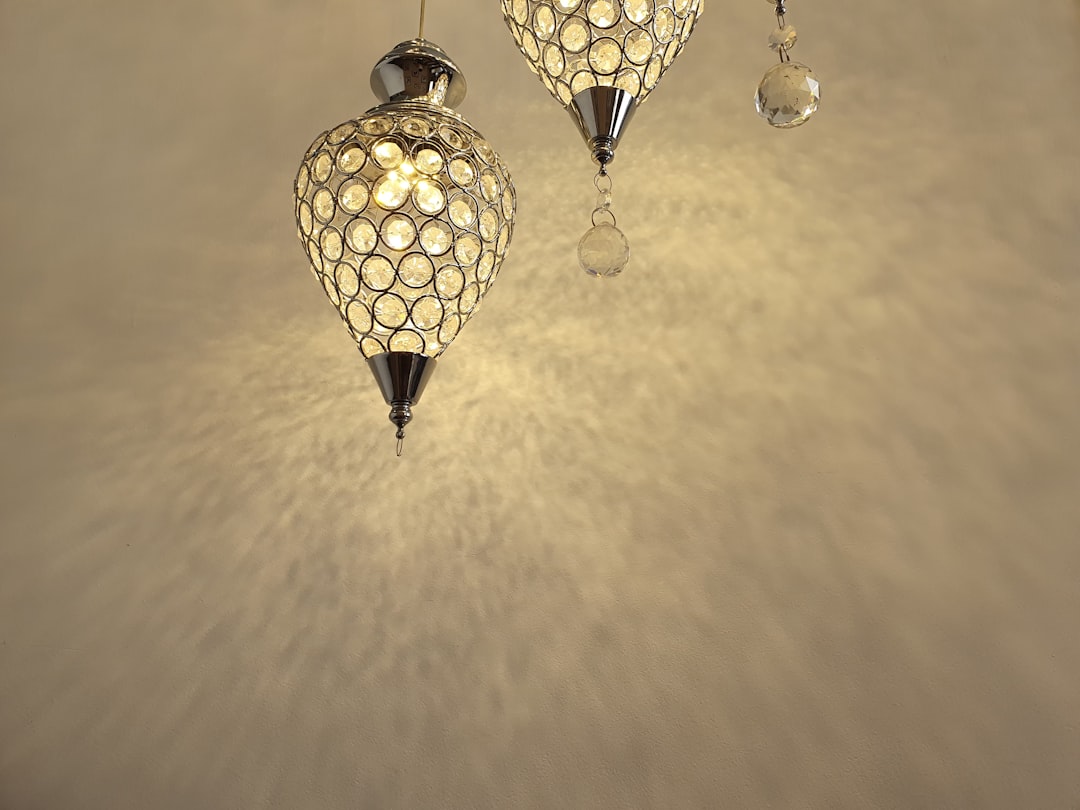Modern Elegance: Smoked Glass Chandelier Design