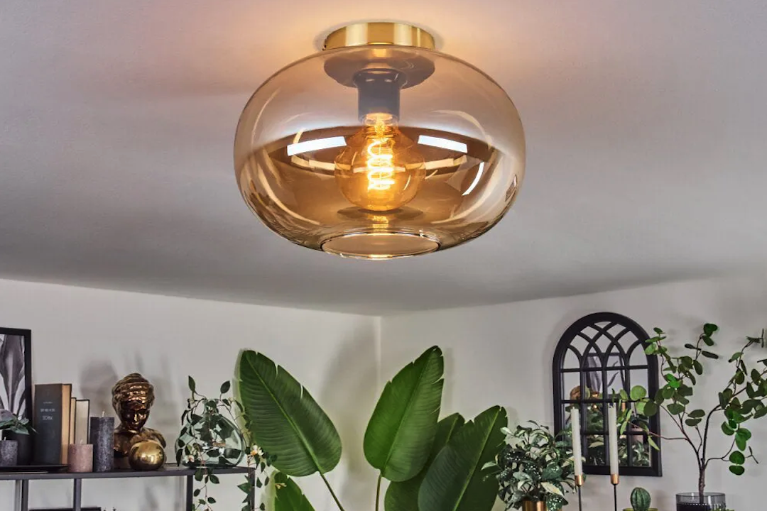 Creating a Cozy Atmosphere with Amber Glass Ceiling Lights