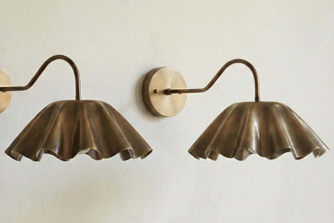 Discover Quiet Luxury: Scallop Shade Plug-In Sconce